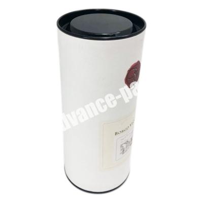 China Household Products PT007 paper tube tin box  for scarf food & wine custom paper box packaging & container supplier manufacture paper tube tin  box for sale