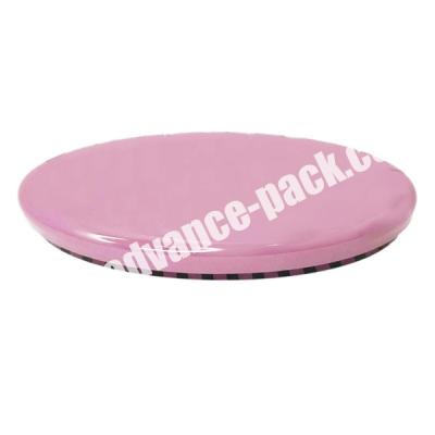 China Household Products New Design Round Mint Eye Shadow Tin Box Cosmetics Tin Box Blusher Packaging Metal Can for sale