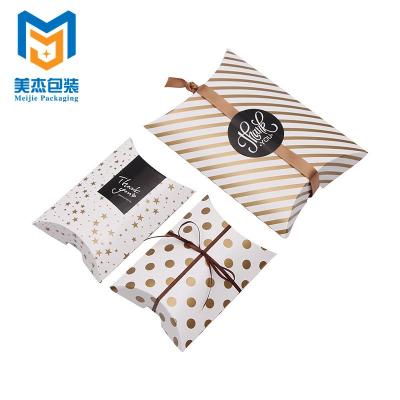 China Low cost pillow box handmade fancy paper, candy boxes for sale, pillow package boxes for sale