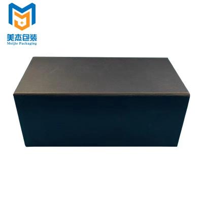 China Handmade Luxury Black Book Shaped Rigid Foldable Custom Printing Cardboard Paper Magnetic Gift Box for sale