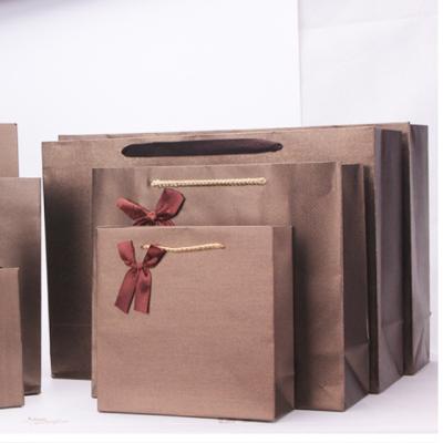 China Factory Hot Selling Recyclable Paper Bag Packaging Custom Printed Luxury Paper Gift Brown Kraft Paper Shopping Bags for sale