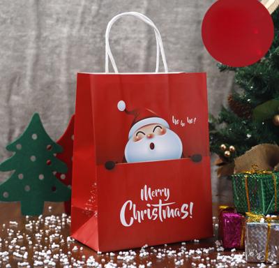 China Factory white paper handmade professional material shopping gift packaing bags with handles for sale