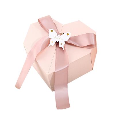 China Recyclable Multicolor Pick Florist Wedding Gift Box High End Children's Day Father's Day Birthday Gift Box for sale