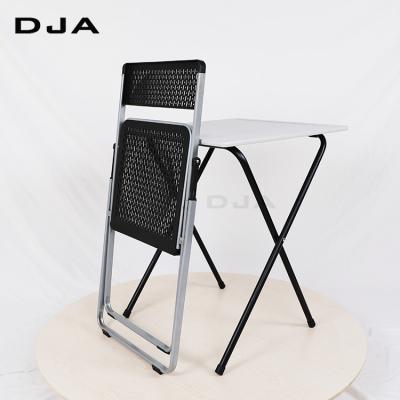 China Contemporary good quality European style folding tables chairs and outdoor folding dining table with chair space saving for sale