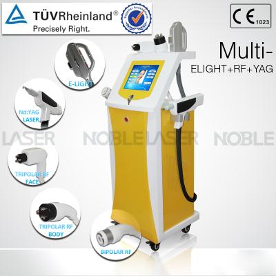 China E-Light machine together with RF tattoo laser SHR hair removal beauty salon equipment (3X-A) for sale