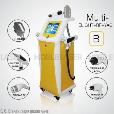 China mutil funcation E-Light+RF+tattoo laser SHR hair removal beauty salon equipment (3X-B) for sale