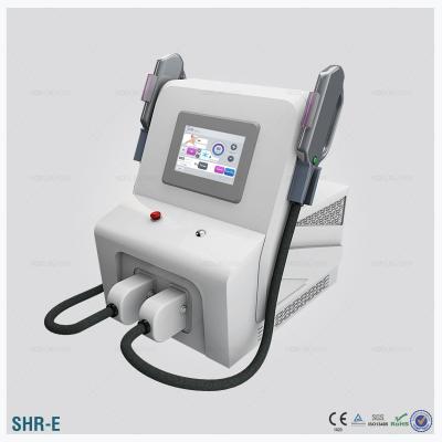 China Noble Laser SHR for hair removal and skin rejuvenation machine with 2 handles for sale