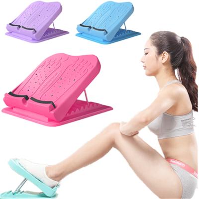 China Durable Adjustable 8 Speed ​​Calf Balance Plate Yoga Stove Pipe Fitness Pedal Leg Stretcher Anti-Slip Gym Stretching Board for sale