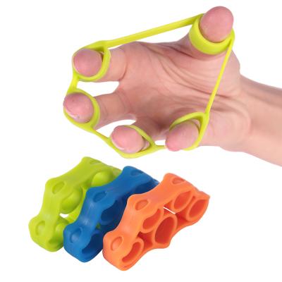 China Hand Power Building Muscle Exerciser Silicone Antistress Ring Finger Grip Exerciser Kids Rubber Gripper Apparatus Hand Strength Arm Rehabilitation Trainer 3/4/5kg for sale