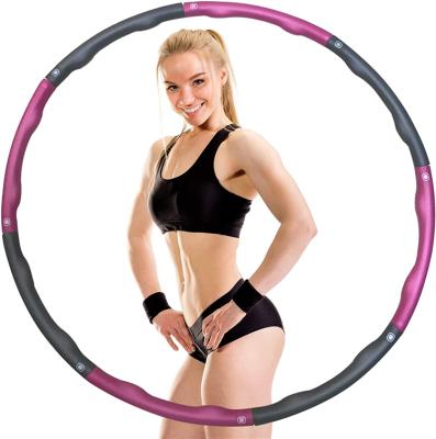 China 8 Parts Weight Loss Sports Fitness Removable Polynesian Dance Hops Portable Plastics for sale