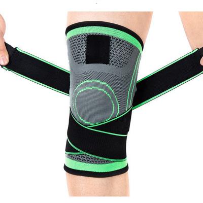 China Adjustable Elasticity Sports Support Arthritis Brace Breathable Adult Gym Volleyball Basketball Guard Wrap Leg Safety Protective Liner Anti-Slip Knee Pads for sale