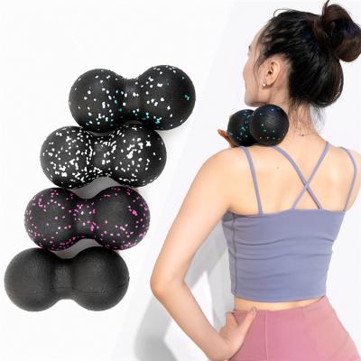 China Peanut Neck PPE Foam Roller Anti-stress Massager Fitness Ball Muscle Relaxation Yoga Massage Ball MB-A2 for sale