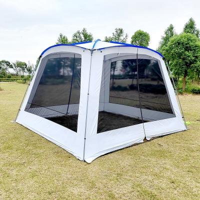 China Huge space for Europe Australia fashion gazebo screen tent outdoor durable hot sale metal frame gazebo waterproof for sale