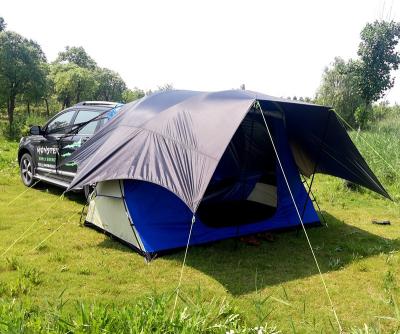 China 2021 Rainproof and Windproof New Style SUV Car Tailgate Tent Truck Tent Roof Top Tent with Rainproof and Windproof Shelter for sale