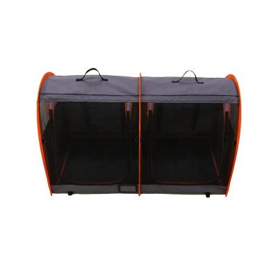 China Viable Pop Up Cat Show Kennel Crate With Curtain Cat Show Exhibit Tent for sale