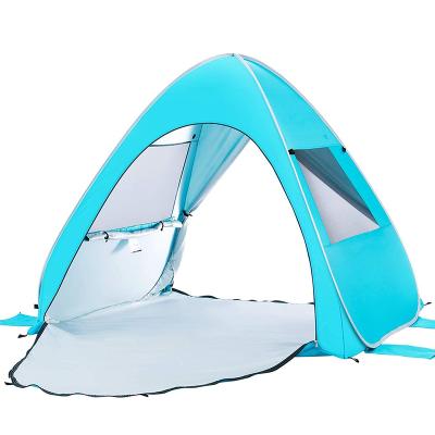 China Tube Type Portable Folding Tent Stake Pop Up Instant Automatic Portable Beach Tent Sun Shelter Sports Umbrella Baby Canopy Canopy for sale