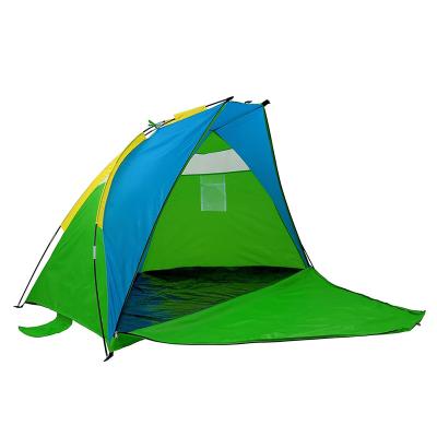 China Tube Type Waterproof Portable Beach Tent Sun Shade Shelter Easy Set Up Tent Stake Pop Up Tent For Camping for sale