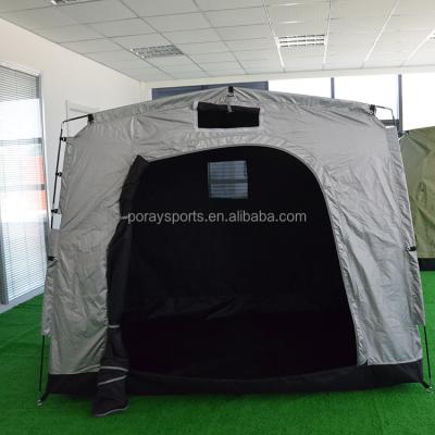 China New Dia.11 Fiberglass Poles Poray Folding Bike UV Protection Waterproof Storage Tent Cover For Traveling And Outdoor Riding for sale