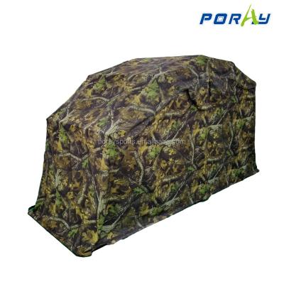 China Small Size Barn Motorcycle Motorcycle Shelter Tent Shield With Standing Tree Printing for sale