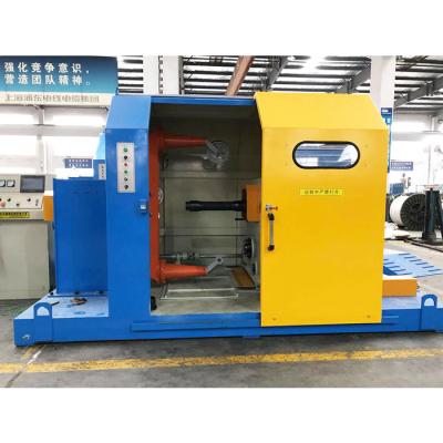 China 630mm PLC Cantilever Single Twisting Machine For Stranding Cable Manufacturing Equipment for sale