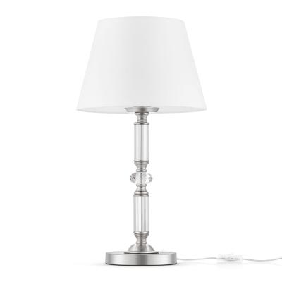 China Nordic indoor lighting metal table lamp bedside table lamp design style crystal lampshade modern decoration EEE hotel table lamp for sale