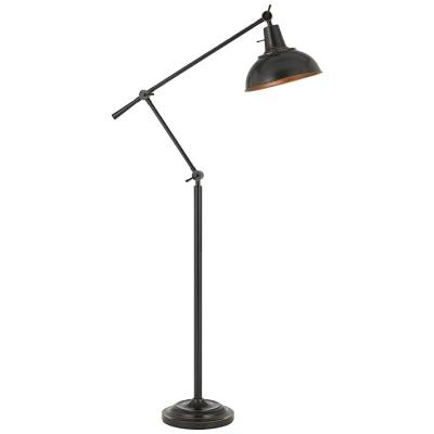 China Nordic Scandinavian EEA Black Metal Standing Light Modern LED Floor Lamp For Living Room for sale