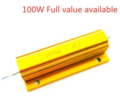 China Power Metal Aluminum Shell Case Wirewound Resistor 100W 100R 100 Ohm 5% 100W20R for sale