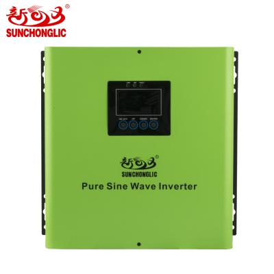 China Sunchonglic 12V 1.5kva Pure Sine Wave Solar Low Frequency Inverter Hybrid with 20A AC Charger 280x315x120mm for sale