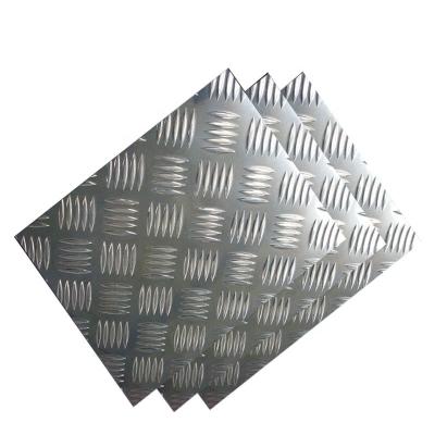 China Building Wall 1060 1100 3003 5052 5754 Checkered Aluminum Plates Plate Single Aluminum Tread Plate for sale