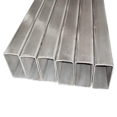 China Factory building 201 304 316 430 stainless steel tube cavity section stainless steel rectangle square tube for sale