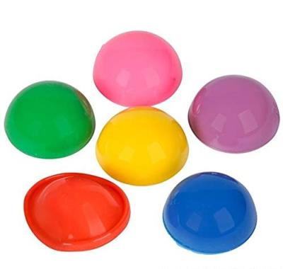 China Pop Up Pop Rubber Half Snap Ball Jumper Toys in Assorted Colors for sale