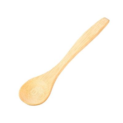 China Mini Bamboo Wooden Tea Honey Spoon Disposable Reusable Kitchenware for sale