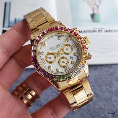 China Hot sales sports reloj men's and women's luxury quartz watch customized logo 10 color dropshipping for sale