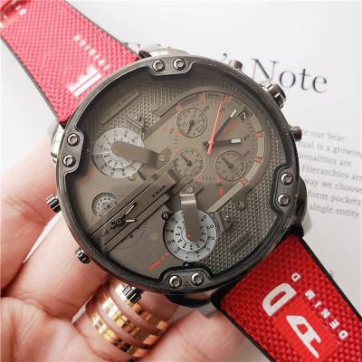 China Waterproof New OEM Luxury DZ Custom Water Resistant 2021 Watch With Red Plated Stainless Metal Men Watch for sale