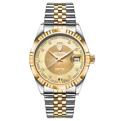 China 2020 Mechanical Luxury Watch Brand Watch Automatic Alarm Gold Watch for sale