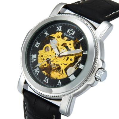 China GUCAMEL Business Fashion Waterproof Hot Wristwatch Hollow Out Automatic Mechanical Watch Men's Wrist Watch for sale