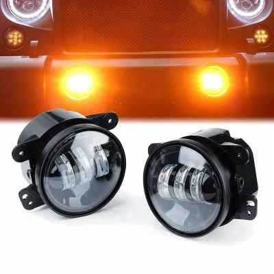 China LED Fog Lights For Jeep USA Promotion Super Bright 4 Inch LED Fog Lamps Off Road Lights For Jeep for sale