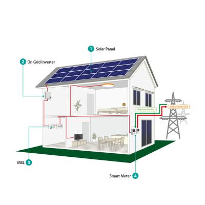 China Factory wholesale price commercial solar panel system grid tied solar system 60kw solar panel system for sale