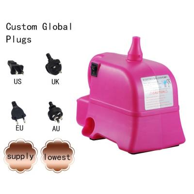 China Modern Single Hole Nozzle Pink Balloon Pump Air For Party Supply for sale