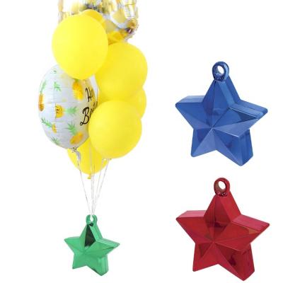 China Modern hot sale balloon props wedding decoration star balloon weight glitter star weights for party for sale