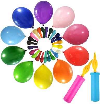 China Portable Large Volume Two-Way Handheld Air Balloon Pump Inflation Activity Decoration Manual Plastic Balloon Pump for sale