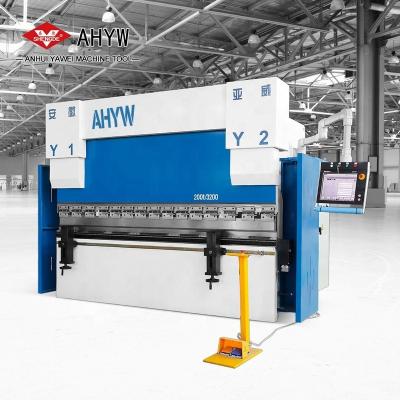 China Sheet Angle Bending CNC Hydraulic Press Brake With Return Multi-Axes Gauge for sale