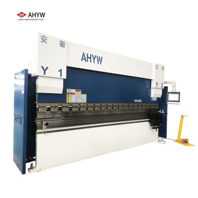 China Building Material Shops YWB 130T/4000 CNC Hydraulic Press Brake 4+1 Axle Dutch System DA58T for sale