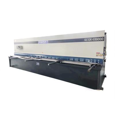 China Machinery Repair Shop Germany ELGO P40T 3D Touch Screen CNC Manual Swing Beam Shear QC12K 8X6000 for sale