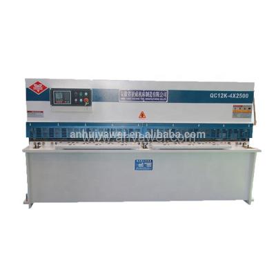 China Restaurant QC12Y-4x2500 hydraulic shearing machine, metal sheet shear cutter on sale for sale