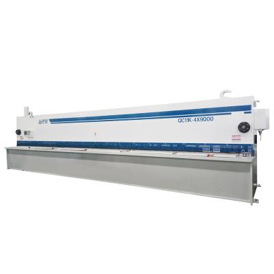 China Garment Shops AHYW Stationery Guillotine Shear Cutting Machine For Industrial Steel Structure for sale