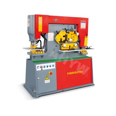 China Metal Sheet Stamping Q35y-20 Round Angle Hydraulic Channel Steel Cutting And Punching Machine for sale