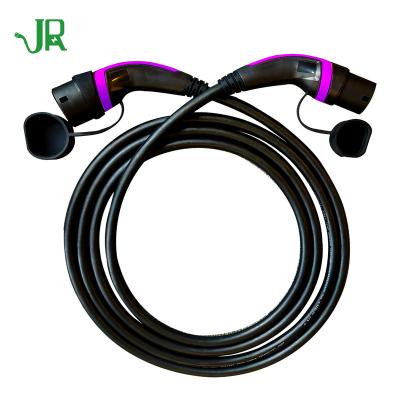 China Residential / General-Purpose JERI three phase 32A IEC 62196 plug charger ev charging cable for sale