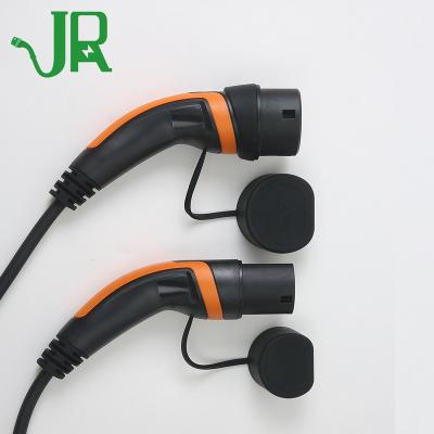 China JERI connector plug 32A IEC 62196 to IEC 62196 ev charging cable JR-P022-16T for sale