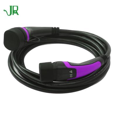 China JERI Residential / General Purpose Type 2 - 2 EV Charging Cable 32 Amp Evse Cable For Charging Stack for sale